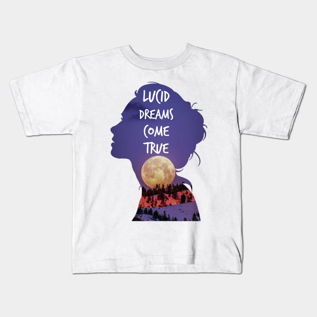 Lucid dreams come true - N°2 Kids T-Shirt by Meista